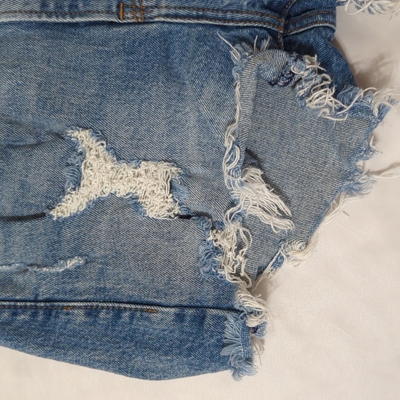 Abercrombie & Fitch Blue Jean Shorts - Picture 6 of 13